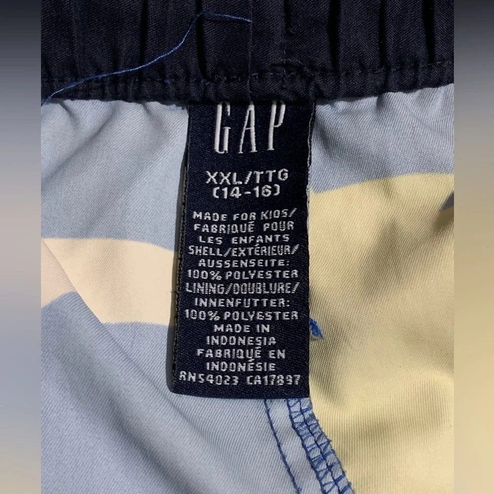 Gap Youth Tropical Cargo Shorts sz XXL